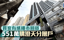 買家有感樓市回穩 551萬購澄天分層戶 呎價約1.69萬
