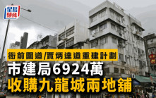 市建局6924萬 收購九龍城兩地舖