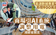 商場冷氣開支大引入AI大數據節能 能源數據網上平台 助慳900萬度電