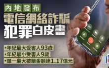 電騙白皮書︱最老受害人93歲 最大損失1.17億元人民幣 有人5日3中招
