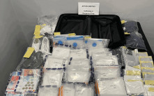 警聯海關機場反毒品 揭750萬K仔藏行李箱 21歲女被捕