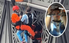 穿阿根廷10號球衣徒手爬25樓  波蘭蜘蛛人遭消防員垂降阻止
