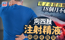 精子療法？︱無知男奇招治腰痛   四肢注射精液致細菌感染