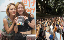 容祖兒出動「糖果車」遊港九宣傳新歌 數百人迫爆等派糖 作曲人J.Arie路過被捕獲