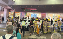 大埔私家車失控剷行人路  女子受傷送院