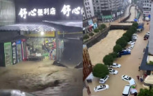湖北咸豐暴雨｜12小時累計雨量達358.8毫米 夫婦疑街上觸電身亡｜有片