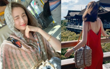 沈卓盈遊日打扮清涼疑真空上陣   到訪一地行徑有欠莊重