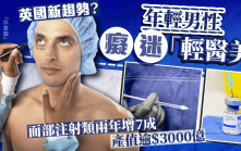 英國年輕男性癡迷「輕醫美」  產值3257億港元超體育娛樂業