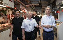 上任後首次落區視察 岑浩輝稱感受社區經濟狀況 倡改善營商環境增活力
