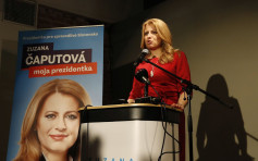 斯洛伐克總統選舉 反貪女鬥士贏首輪投票
