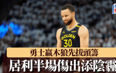 NBA｜勇士居利上半場傷出照贏木狼 惟次回合極大機會缺陣