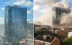 俄烏局勢｜三星駐烏克蘭總部遭導彈波及 濃煙吞噬大樓畫面瘋傳