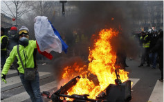 法連續12周黃背心示威 巴黎逾萬人上街再爆衝突