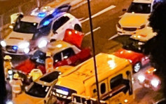 私家车避警追截大埔飙车到沙田连撞4车 司机涉5罪被捕 