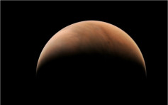 「天問」攝得火星側身圖片