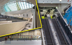 港鐵金鐘站新扶手電梯明起啟用 可看到新車站藝術品