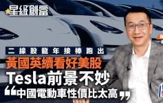 黄国英续看好美股 二线股龙年接棒跑出 Tesla前景不妙 「中国电动车性价比太高」