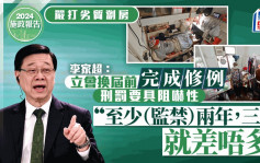 施政报告2024︱李家超：劏房标准冀明年内完成立法 违规刑罚初步建议至少监禁两年