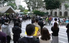【修例風波】網民皇后像廣場「和你Lunch」和平散去 防暴警撤離