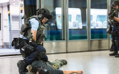 【多圖】香港站「猛龍」反恐演習　兇徒站內持械襲擊市民