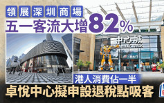 领展深圳商场客流大增82% 港人撑起消费占一半  内地竞争大「发展好追得到香港」