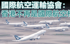 IATA指防疫限制致航空公司營運困難 香港失國際航空樞紐地位 
