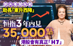 劉央看關稅戰助長「東升西降」 恒指3年內見35000點 「港股會有真正H7」
