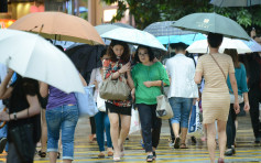 【放工留意】短期內廣泛地區大雨 80公里以上陣風襲港