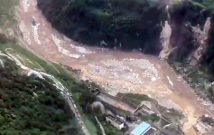 四川瀘定地震｜大渡河支流斷流形成堰塞湖 已轉移下游受威脅居民