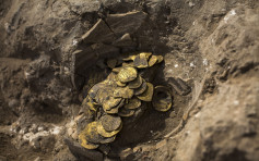 以色列兩青年考古遺址挖出425枚千年金幣