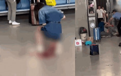 山西男子高铁站内挥刀 1死1伤 疑犯当场被制服