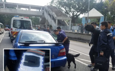 可疑私家車停荃灣路中心 揭32歲司機涉藏毒被捕