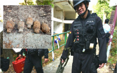 黃泥涌峽道發現5枚戰時日軍手榴彈 警方現場引爆