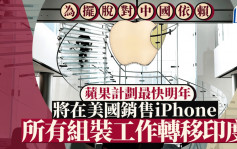 苹果据报计划在印度组装所有在美销售iPhone  以摆脱对中国依赖