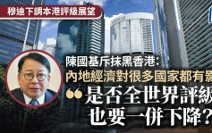 陈国基：穆迪下调香港评级展望没有道理 美西方机构抹黑香港