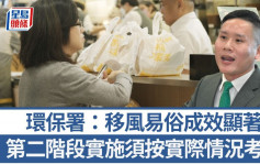 「走塑」一周年｜环保署：移风易俗成效显著　第二阶段实施须按实际情况考虑