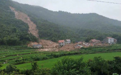 湖北黃梅縣山泥傾瀉9名村民被埋 7人罹難