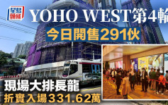 YOHO WEST第4轮今日开售沽逾160伙