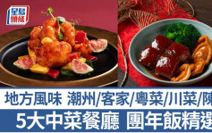 團年飯2025｜精選5大中菜餐廳新年菜式 潮州/客家/粵菜/川菜/陳皮