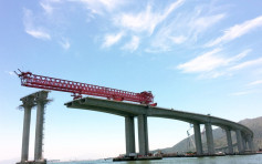 港珠澳大橋香港接線　最快下周內完成貫通