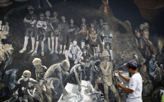 纪念洞穴搜救英雄 泰国艺术家号召绘制巨型画作