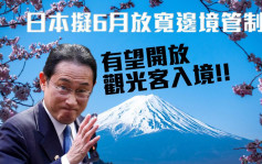 日本6月將放寬防疫邊境管制 有望開放觀光客入境