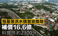 恒基等洪水橋首宗換地補價16.6億 料提供約2300伙