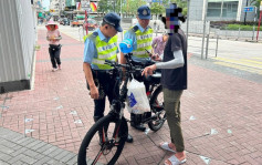 九龙城警提醒使用电动单车勿违例 明加强检控