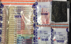 上海街截查 拘54歲毒男檢5萬元霹靂可卡因