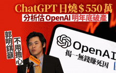 ChatGPT日烧550万元 印度专家批OpenAI明年底破产 揭一无钱赚死因