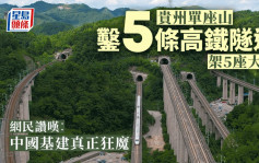 基建狂魔︱貴州單座山鑿5條高鐵隧道架5座大橋 圖片超震撼