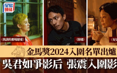 2024金馬獎丨完整入圍名單出爐！張艾嘉吳君如爭影后 張震入圍影帝鬥游學修