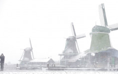 欧洲冰封 荷兰11年来首遇暴风雪