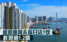 新盤成交｜維港滙周末兩日沽7伙 套現逾1.2億